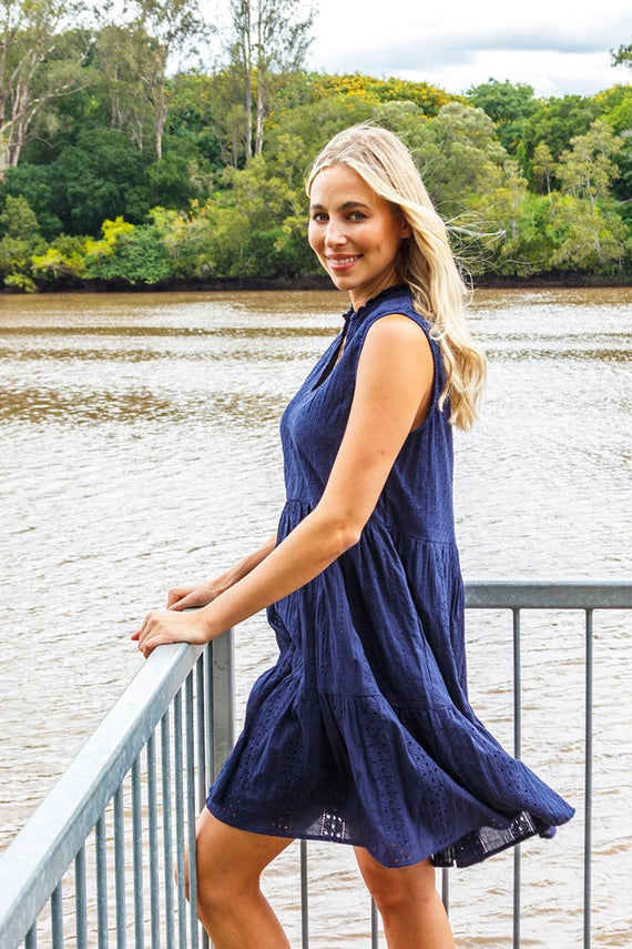 Amore Sundress Navy